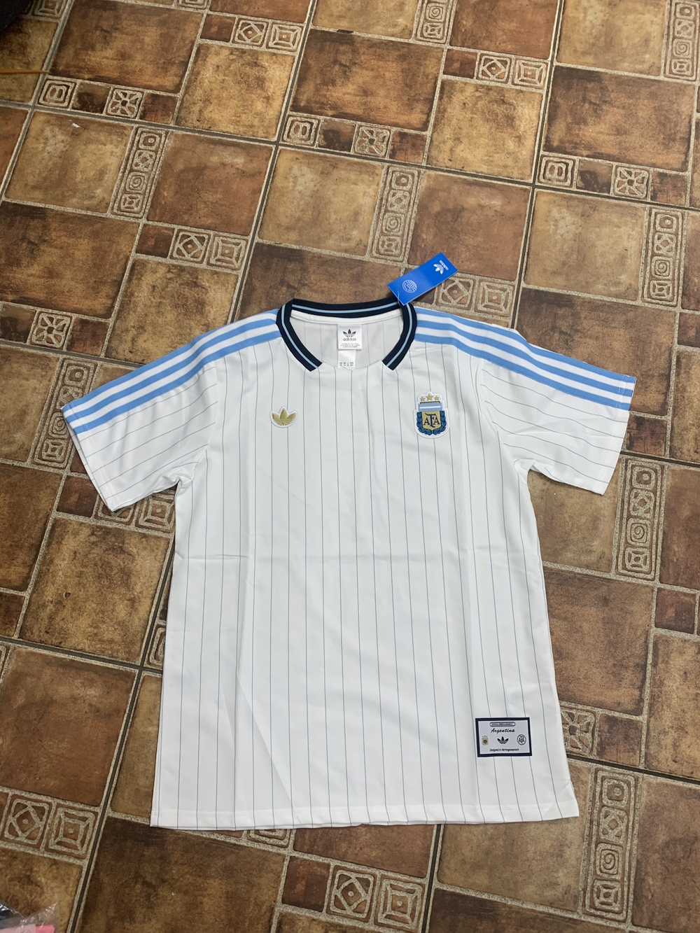adidas Originals Argentina 2026 World Cup Terrace Icons Jersey Size M